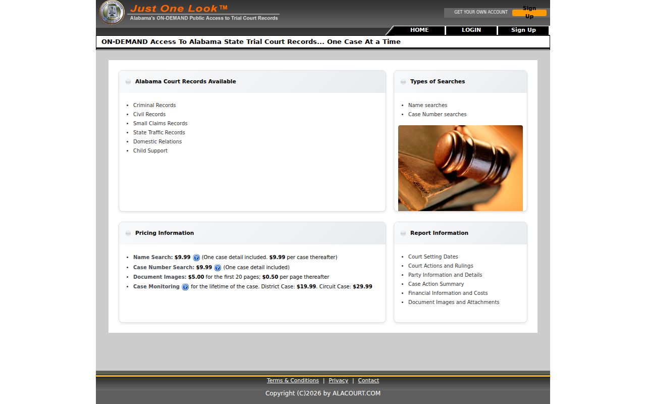 Birmingham residents directory Alabama court lookup