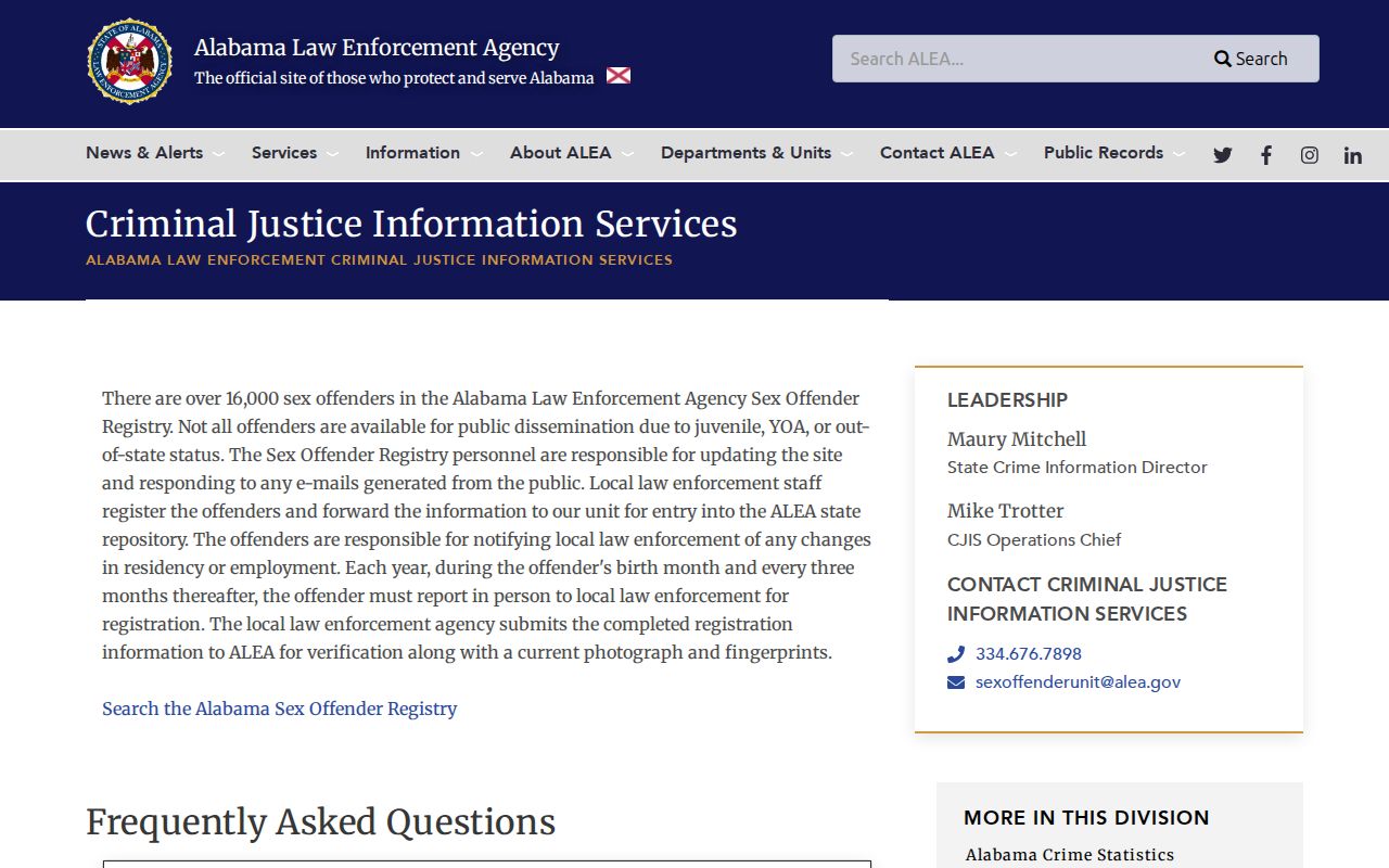 Birmingham neighbors Alabama offender registry lawful use notice